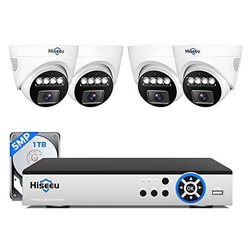 5MP Hiseeu Home Security Camera System