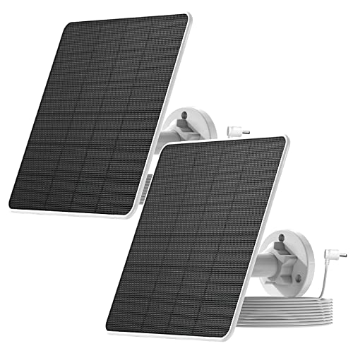 5W Solar Panel Compatible with Ring Spotlight Camera Battery and Stick Up Cam Battery