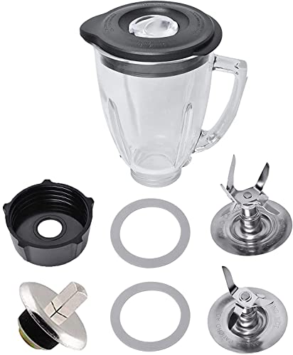 6 Cup Glass Jar Replacement Kit for Oster Blender