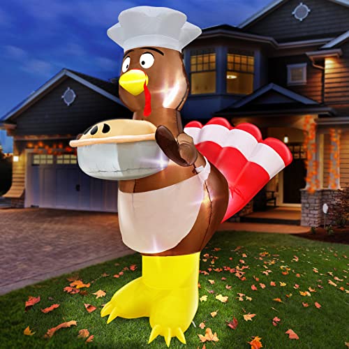 6 Ft Tall Thanksgiving Inflatable Decoration