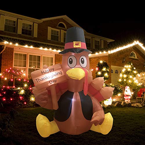 6 FT Thanksgiving Inflatable Turkey