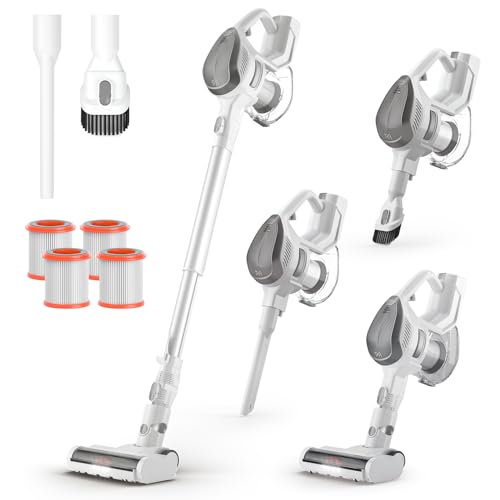6 in 1 Stick Vacuum Cleaner with Powerful Suction and Long Battery Life