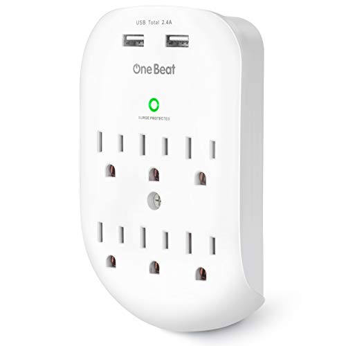 6-Outlet Surge Protector with USB Charging Ports