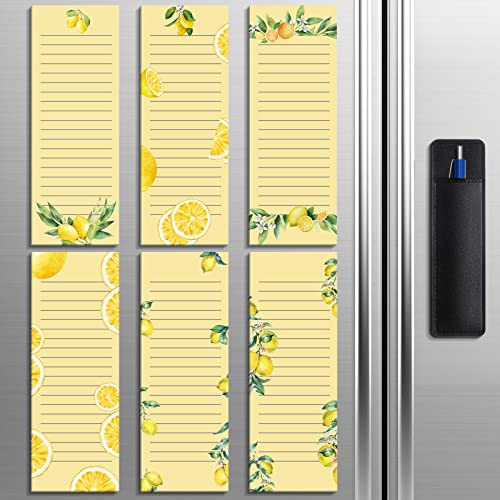 6 Pack Magnetic Notepads Grocery List for Fridge
