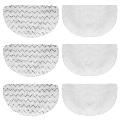 6 Pack Replacement Steam Mop Pads for Bissell Powerfresh
