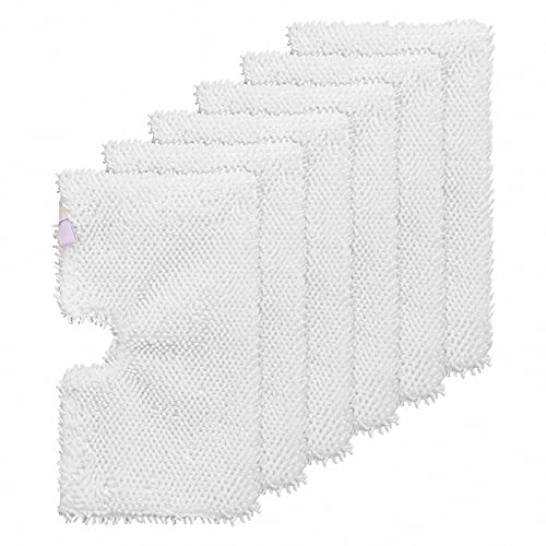 6 Pack Replacement Washable Microfiber Steam Mop Pads for Shark