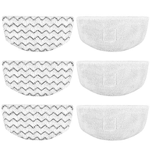 6 Pack Steam Mop Replacement Pads for Bissell Powerfresh Steam Mop