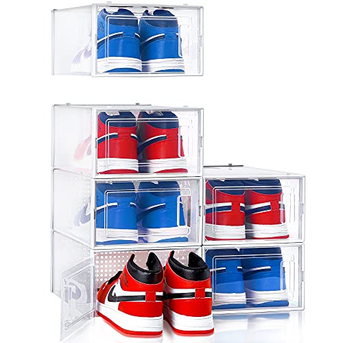 6 Pack XL Shoe Storage Boxes