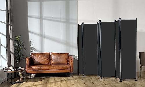 6 Panel Privacy Screen with Stable Base