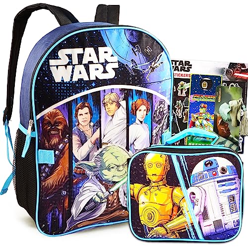 6 Pc Star Wars School Supplies Set for Kids Bundle