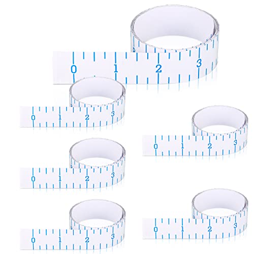 6 Pcs Fish Ruler Measuring Tape Sticker for Boats (50 Inch)