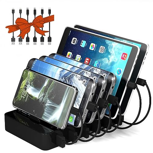 6-Port Fast Charging Station for Multiple Devices