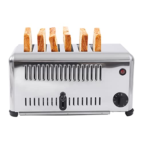 6 Slice Stainless Steel Toaster