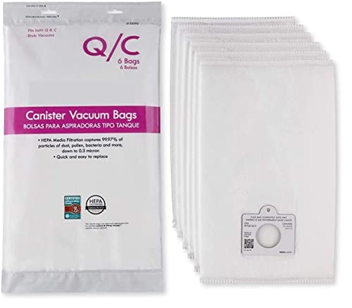 Casa Vacuums Hepa Filtration Bags for Kenmore Canister Vacuums