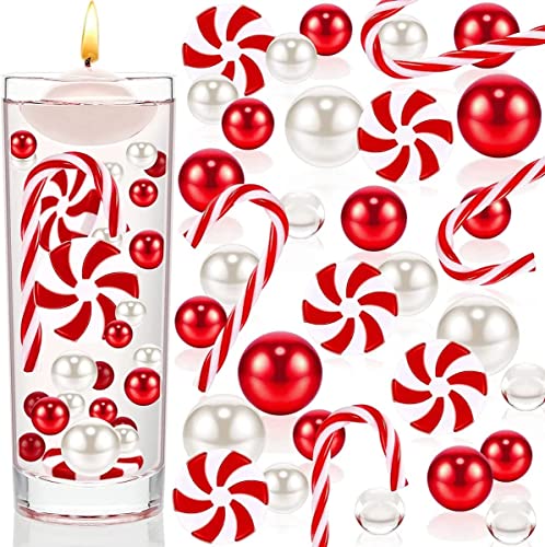 Homthia Christmas Jelly Beads and Faux Pearls Decor Set