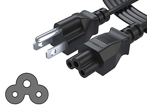 PWR+ 6ft 3 Prong AC Laptop Power Cord for Dell HP Lenovo Acer