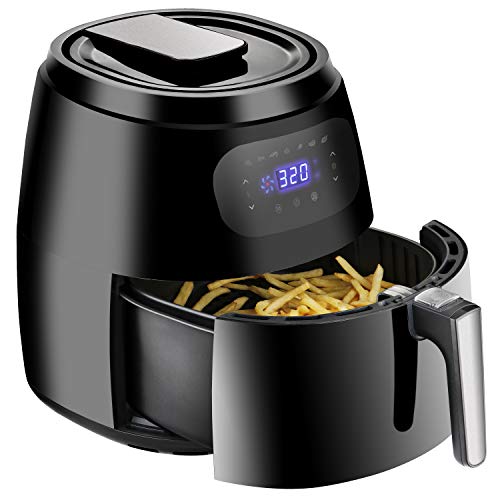 7.6 QT Air Fryer Oven Cooker with 7 Cooking Presets, Auto Shut off & Timer, Dishwasher Safe Parts