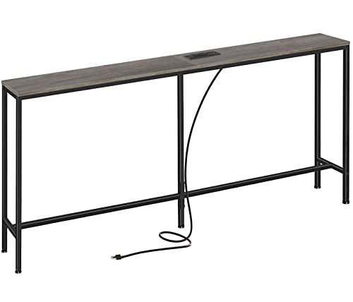 70 Inch Console Table with Outlet