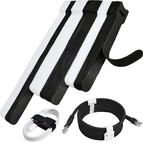  VELCRO Brand ONE-WRAP Cable Ties, 100Pk, 8 x 1/2 Black Cord  Organization Straps, Thin Pre-Cut Design, Wire Management for Organizing  Home, Office and Data Centers : Electronics