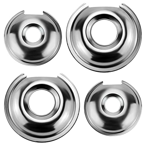 715877 and 715878 Chrome Drip Pan For Jenn-Air Range Cooktop 6-Inch and 8-Inch