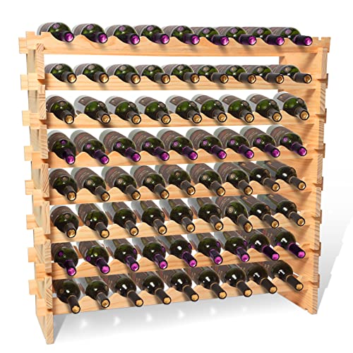72 Bottle Stackable Wine Rack