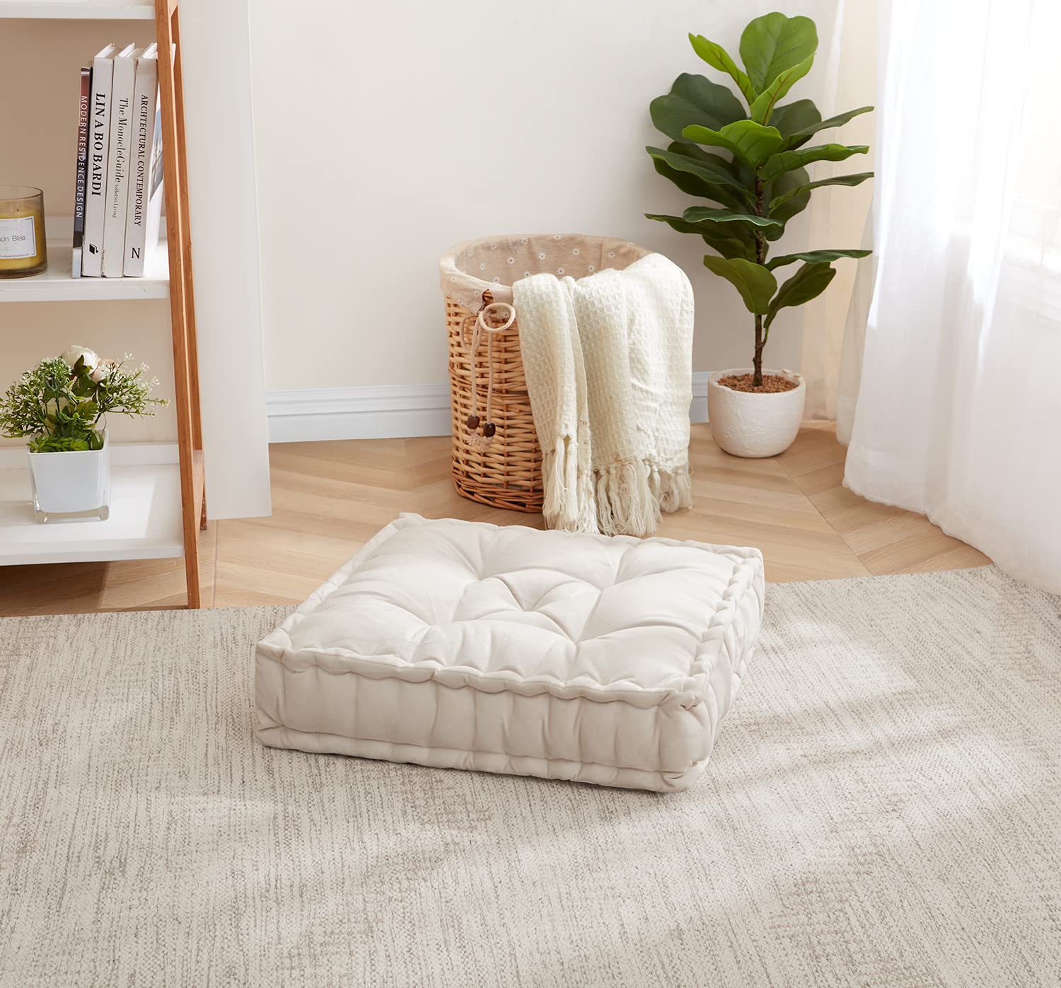 SHAGGY Floor Cushion EXTRA LARGE Size Sitting Soft Floor -  in 2023