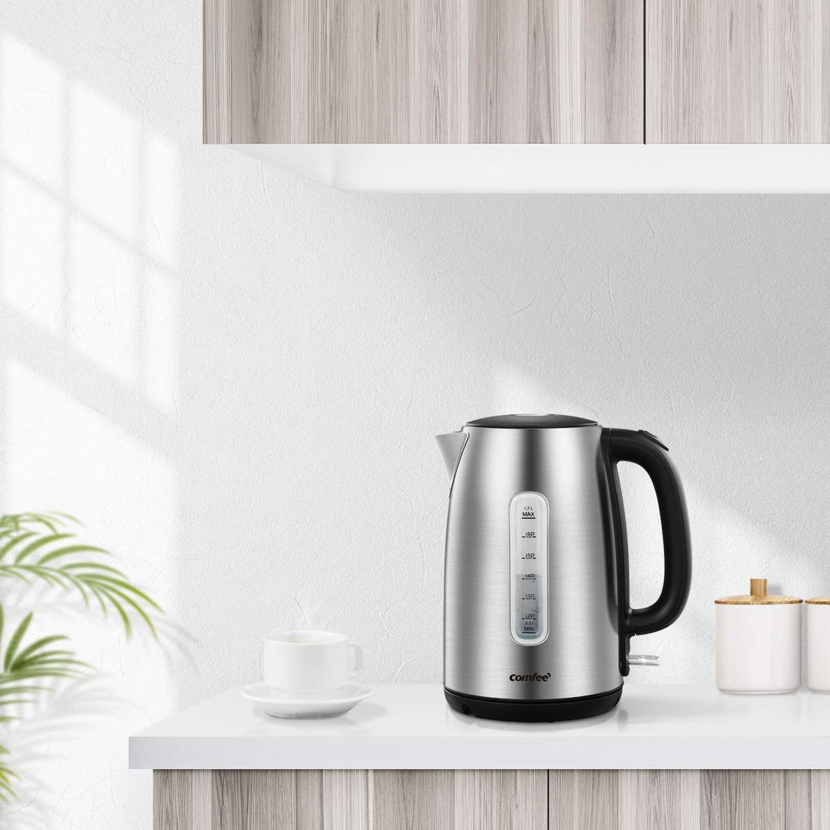 Brentwood KT-1780 1.5L Stainless Steel Cordless Electric Kettle - Brentwood  Appliances