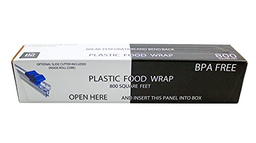 800 SQ. FT. BPA-Free Plastic Food Wrap