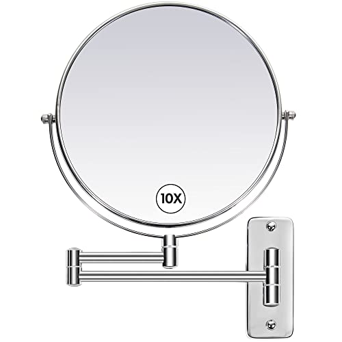 9-in Wall Mounted Magnifying Makeup Mirror