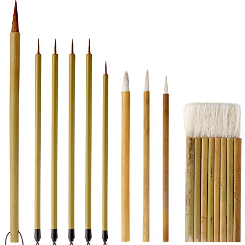9 Piece Paint Brush Set