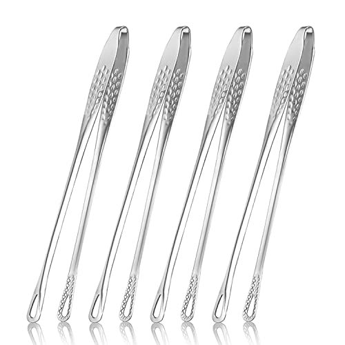 9.5-Inch Stainless Steel Kitchen Tweezers Grill Tongs
