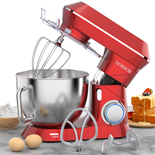 9.5QT Electric Cake Mixer for Baking - Red
