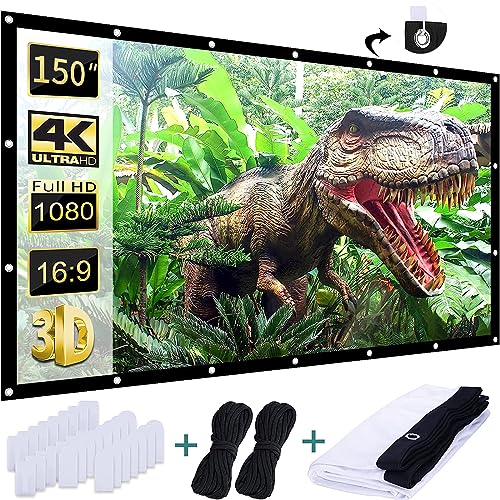 AAJK Outdoor Projection Screen 150 inch