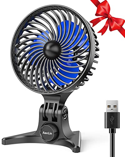 AaoLin USB Desk Fan with Strong Cooling Airflow