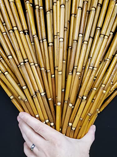 ABeadedCurtain - Large Diameter Bamboo Beads - Commercial Durability