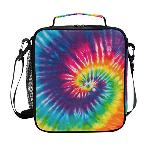 Abstract Swirl Tie Dye Rainbow Lunchbox