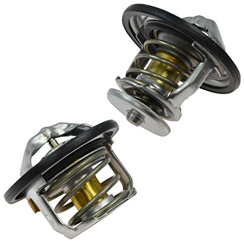 AC Delco 185 & 180 Degree Thermostat Front & Rear Kit Pair for GM Pickup Duramax