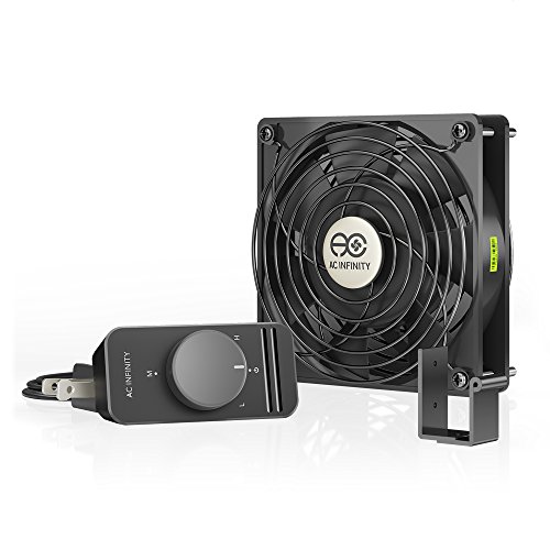 AC Infinity AXIAL S1225 Muffin Fan with Speed Controller