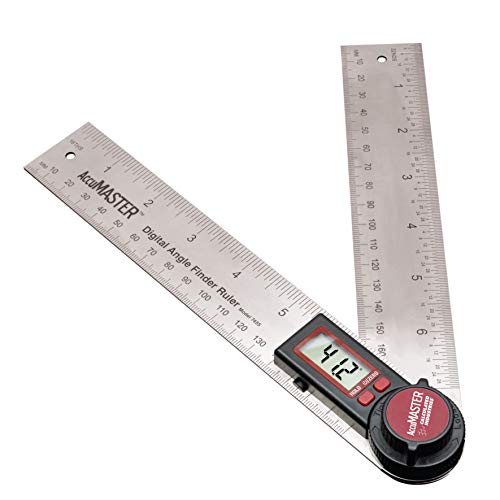 AccuMASTER Digital Protractor Angle Finder Ruler