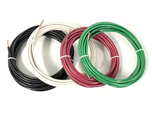 25 Foot, Green - 10 AWG Solid Copper Wire - 10 Gauge Green Ground Wire - 10  AWG THHN Wire - 25 FT Insulated Grounding Wire - THHN/THWN Solid Wire -  Industrial Wire - 25 Feet (7.5 Meters), Green : Tools & Home Improvement 