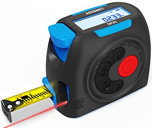 ACEGMET 3-in-1 Digital Laser Tape Measure