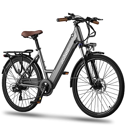 ACTBEST Cityrun 500W Electric Bike: 36V 13AH Battery, 7-Speed, 50 Mile Range