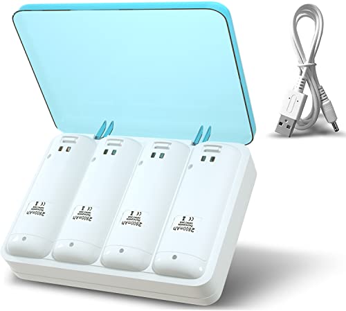 ActZone 4-in-1 Charging Station for Wii/Wii U Remote Controller