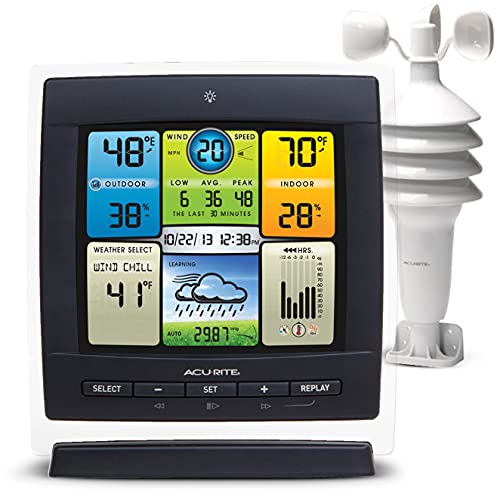 AcuRite Notos 3-in-1 Weather Station: Real-Time Weather Readings and Personalized Forecasts