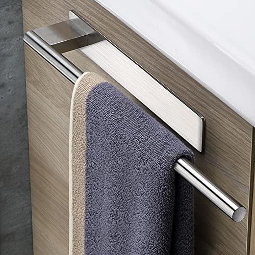 Adhesive Towel Holder - No Drilling, Durable Stainless Steel