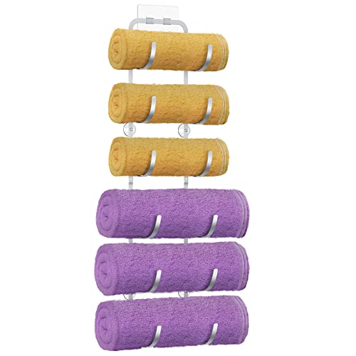 Adhesive Towel Rack for Bathroom Glass Tiles Wall