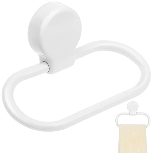 4smile Set of 5 no-Drill Towel Holder – Stainless Steel Adhesive Wall Hooks,  Modern Adhesive Towel Hooks, Bathroom Hooks as Stylish Towel Hanger 