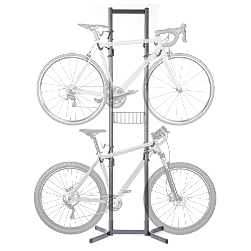 Adjustable Bike Floor Stand for Mountain, Fat Tire, Road Bikes