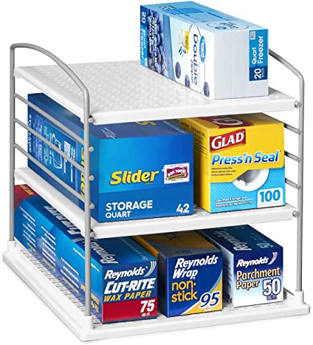 Adjustable Box Organizer for Kitchen Cabinet Storage