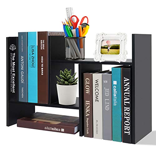 Adjustable Desktop Bookshelf Organizer